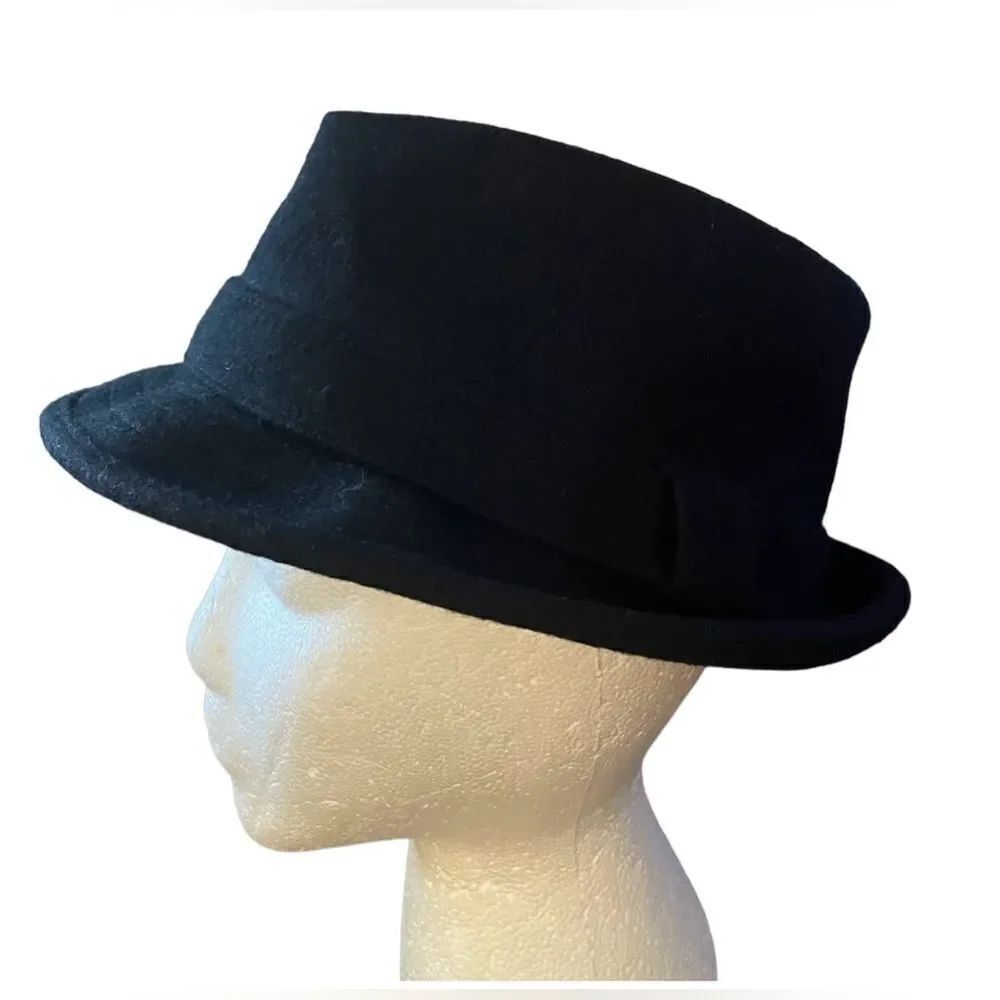 Broner Wool Blend Fedora Hat Black M